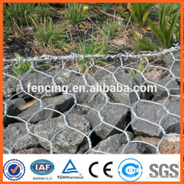 1*1*1m hot dipped galvanized hexagonal wire mesh gabion box